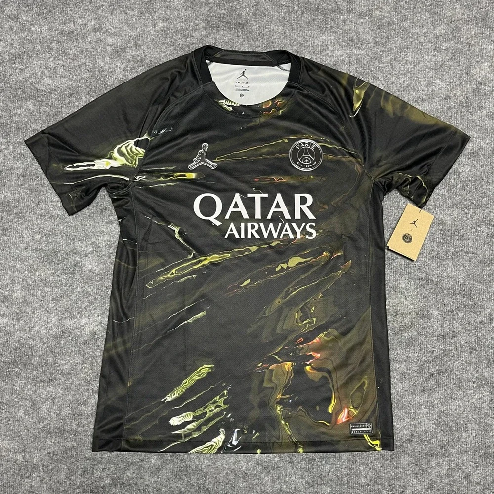 Paris Saint-Germain PSG Jersey Men Medium Jordan Stadium Night Edition Blokecore